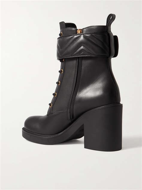 gucci leather ankle boot with belt dupe|gucci marmont ankle boots.